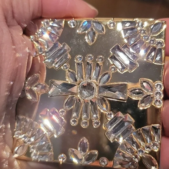 Lulu Frost For Bobbi Brown Gold Crystal Embellished Compact